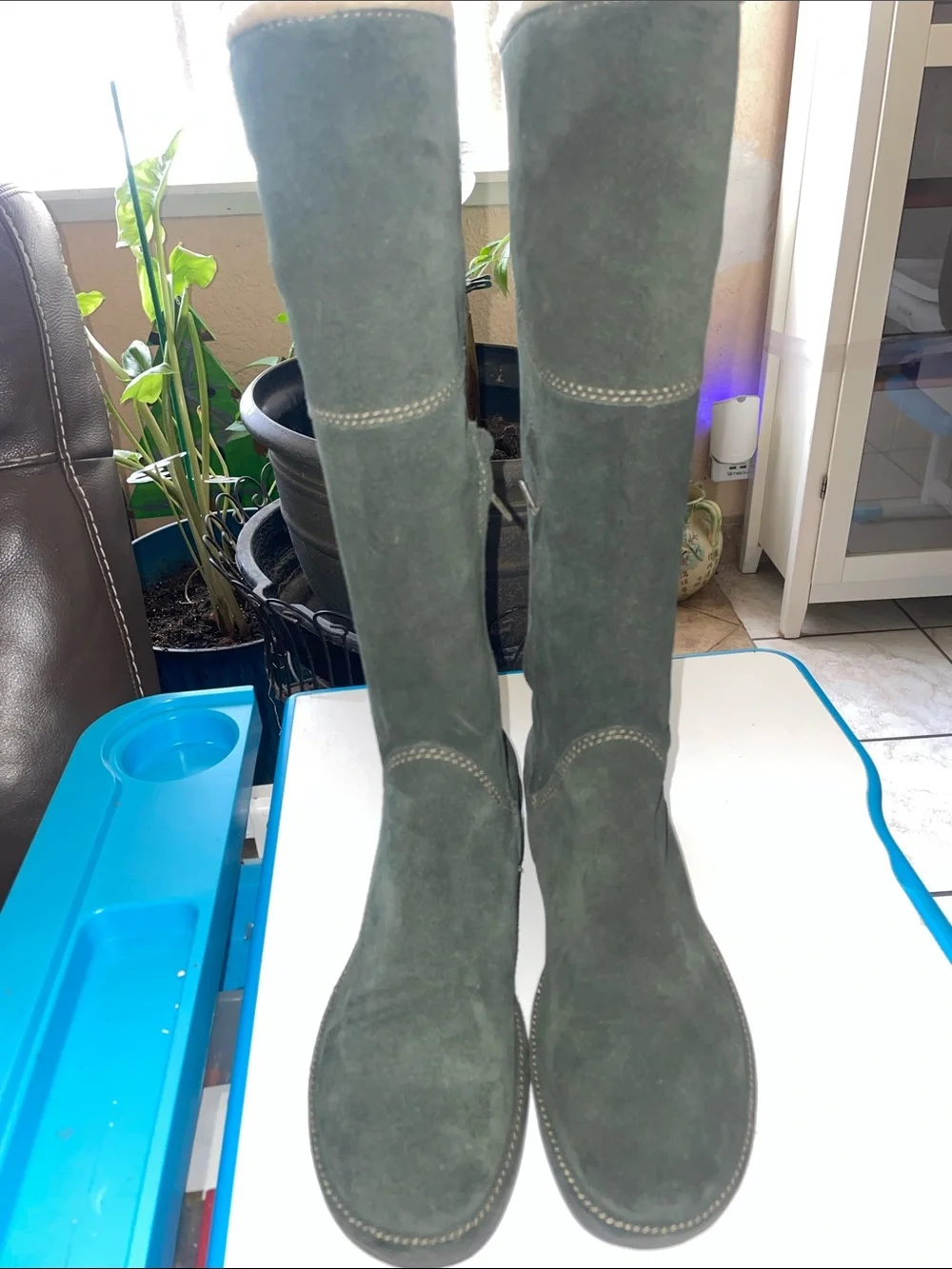 Style & Co. Tall Suede Winter Boots - Gray